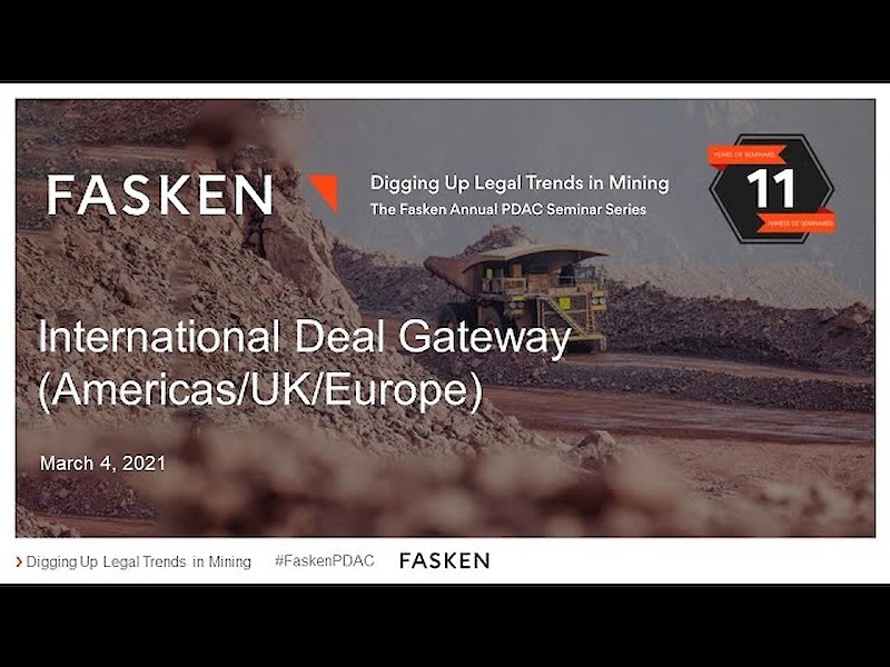 Intl. Deal Getaway PDAC 2021 with Eira Thomas